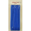 Papiloty modr&eacute; průměr 1,4cm 6ks